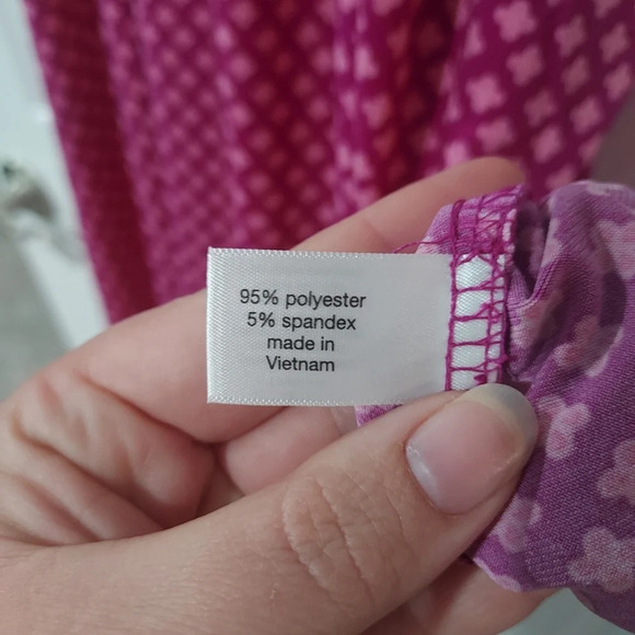 Lane Bryant Gloria Floral Swing Halter-Neck Belted Knit Top Size in 34/36 - Picture 11 of 11